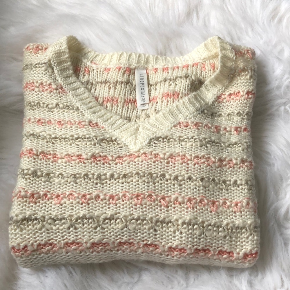 🧡🤍 AEROPOSTALE Sweater
